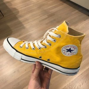 Converse Chuck Taylor All Star High Top Yellow W9 M7